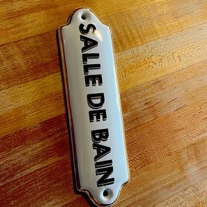 Anthropologie SALLE DE BAIN sign 🌟🌟